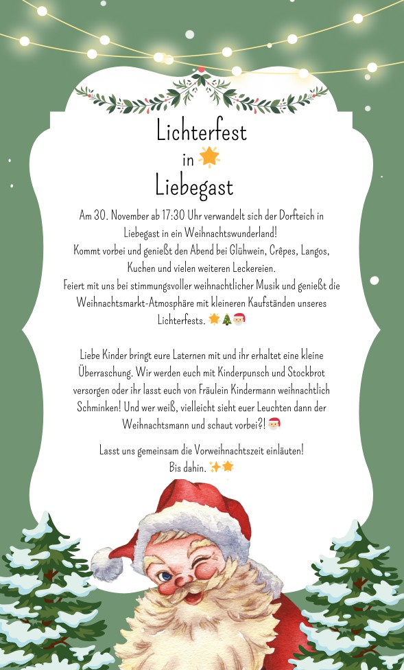 Lichterfest Liebegast